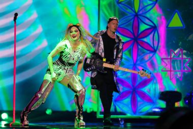    Triana Park from Latvia at the Eurovision Song Contest
