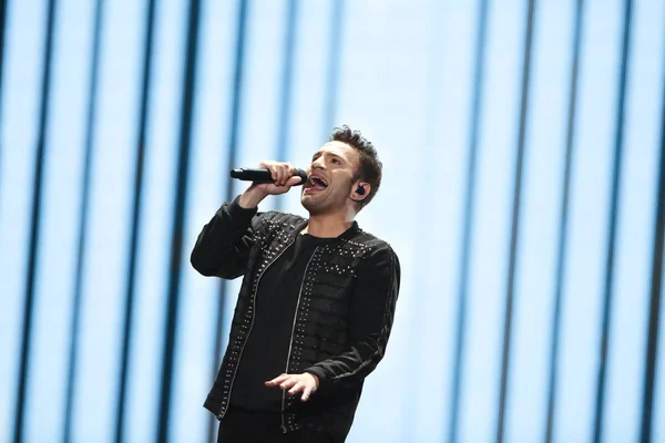 Hovig  from Cyprus at the Eurovision Song Contest — Stock Photo, Image