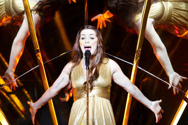 Lucie Jones from United Kingdom at the Eurovision Song Contest