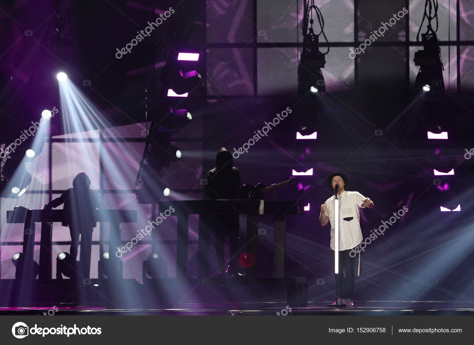 jowst desde norway eurovision 2017 foto editorial de jowst desde norway eurovision 2017 foto editorial de