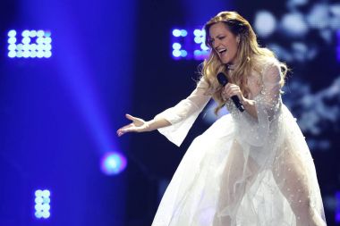 Tijana Bogicevic from Serbia Eurovision 2017 clipart
