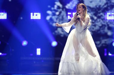 Tijana Bogicevic from Serbia Eurovision 2017 clipart