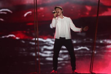  Brendan Murray from Ireland  Eurovision 2017 clipart