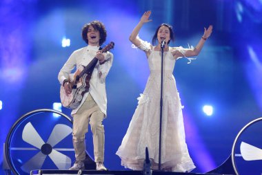 Naviband from Belarus  Eurovision 2017 clipart