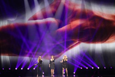 OG3NE from Netherlands Eurovision 2017 clipart
