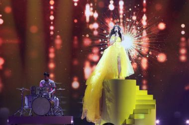 Timebelle from Switzerland Eurovision 2017 clipart