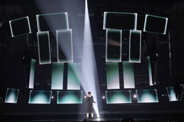 Kristian Kostov from Bulgaria Eurovision 2017 clipart