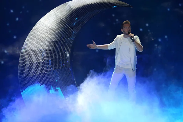 Nathan Trent de Austria Eurovisión 2017 — Foto de Stock