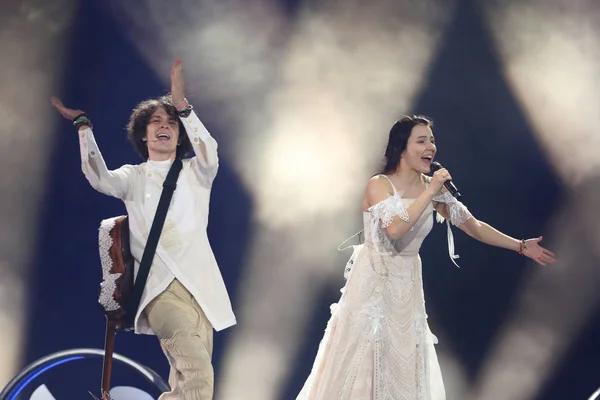 Naviband din Belarus Eurovision 2017 — Fotografie, imagine de stoc
