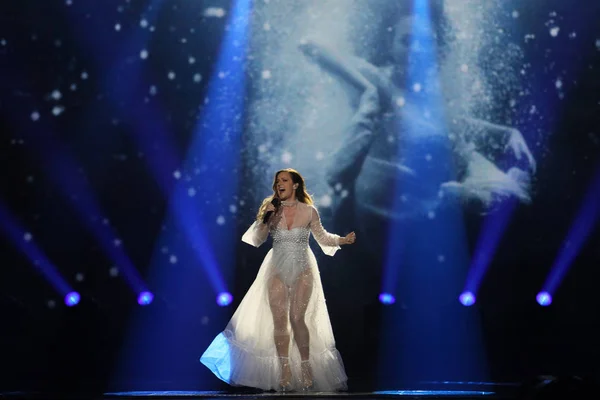 Ceylin Bogicevic üzerinden Sırbistan Eurovision 2017 — Stok fotoğraf