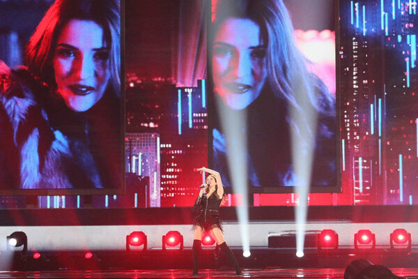 Яна Бурческа на "Евровидении 2017" в Македонии
