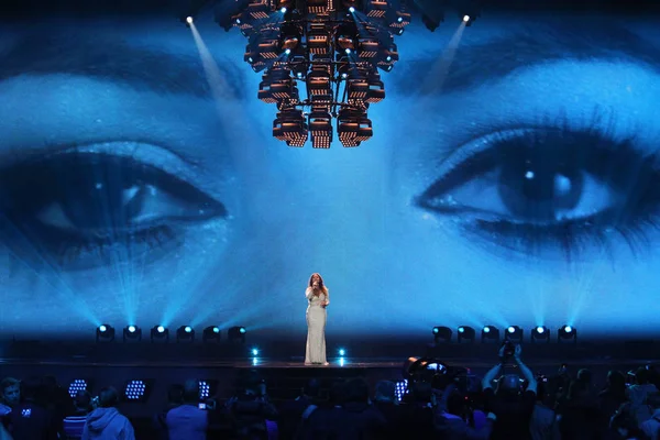 Claudia Faniello z Eurowizji Malta 2017 — Zdjęcie stockowe