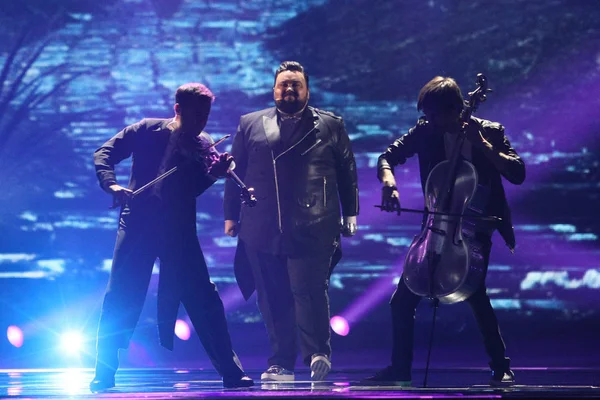 Жак Худек из Хорватии на "Евровидении-2017" — стоковое фото