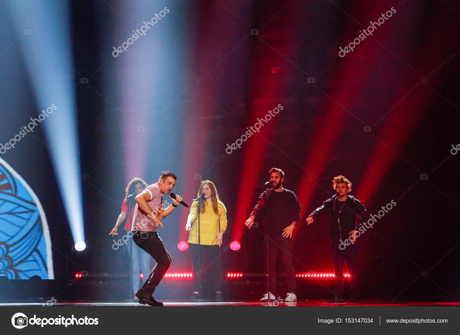 Francesco Gabbani From Italy Eurovision 2017 Stock Editorial Photo C Chernichkin 153147034