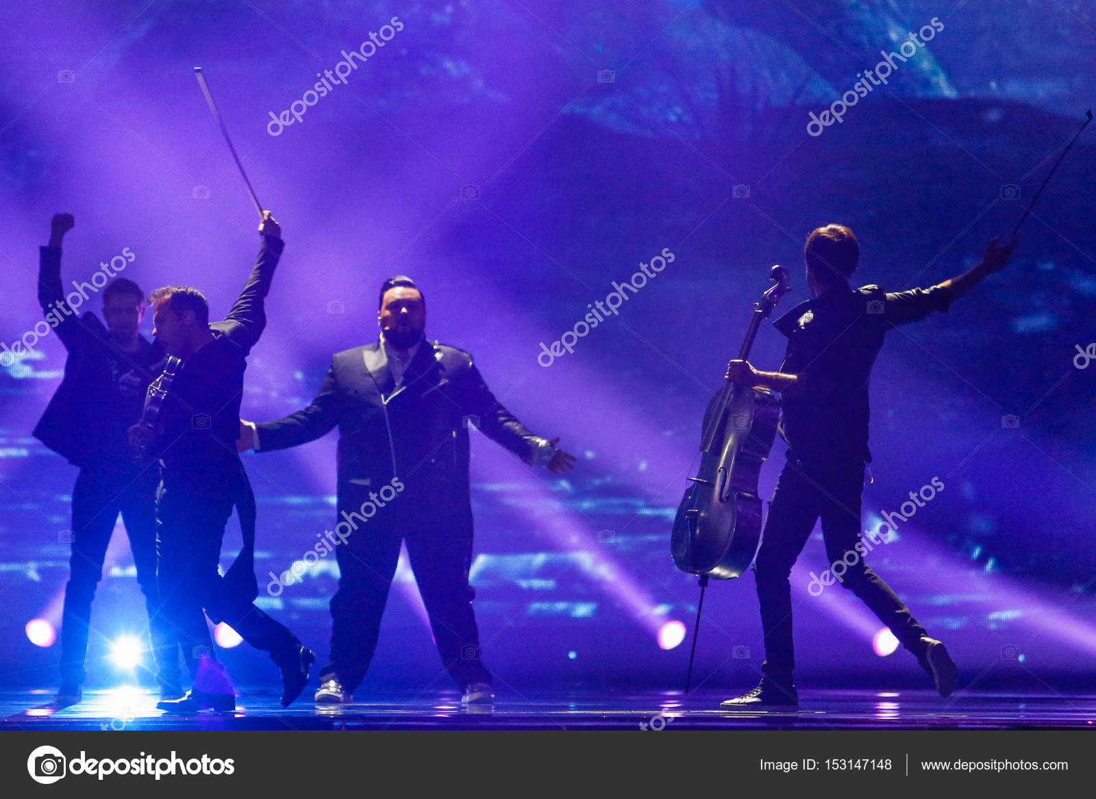 Jacques Houdek from Croatia Eurovision 2017 Stock Editorial Photo