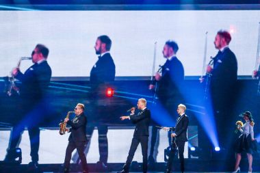 SunStroke Project from Moldova Eurovision 2017 clipart