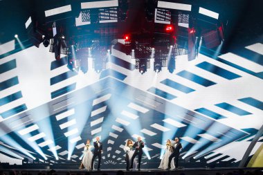 SunStroke Project from Moldova Eurovision 2017 clipart