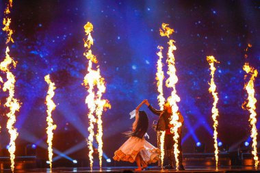 Joci Papai from Hungary Eurovision 2017 clipart