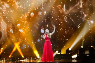 Anja Nissen from Denmark Eurovision 2017 clipart