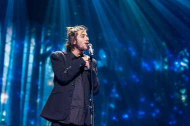 Salvador Sobral from Portugal Eurovision 2017 clipart