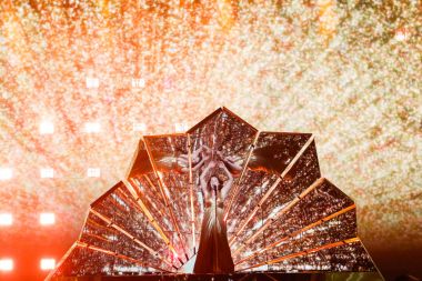 E Lucie Jones from United Kingdom Eurovision 2017 clipart