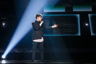  Kristian Kostov from Bulgaria Eurovision 2017 clipart
