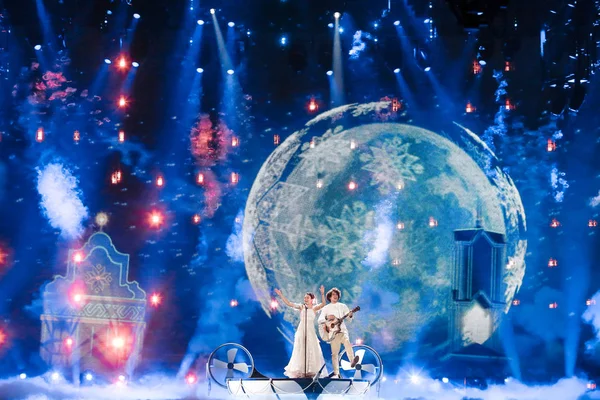 Banda NAVI din Belarus Eurovision 2017 — Fotografie, imagine de stoc
