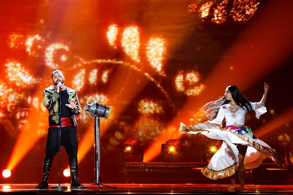 Joci Papai alkaen Hungary Eurovision 2017 — kuvapankkivalokuva
