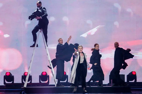 ДиХадж из Азербаджана Eurovision 2017 — стоковое фото