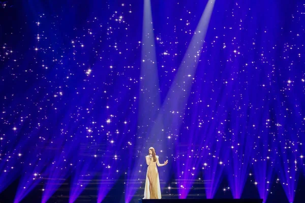 Demy fra Grækenland Eurovision 2017 - Stock-foto