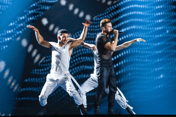 Imri Ziv z Eurowizji Izrael 2017 — Zdjęcie stockowe