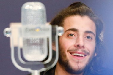  Salvador Sobral from Portugal Eurovision 2017 clipart