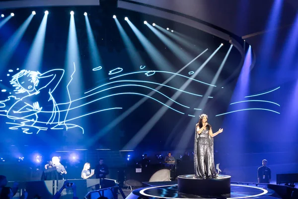 Jamala από Ουκρανία eurovision 2017 — Φωτογραφία Αρχείου