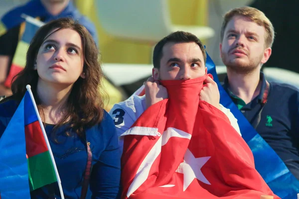 Fans of Salvador Sobral Eurovision 2017 — Stock Photo, Image