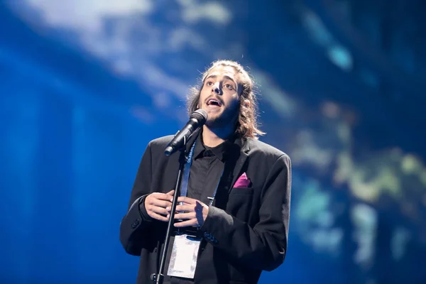 Salvador Sobral from Portugal — стокове фото