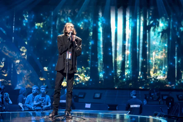 Salvador Sobral desde Portugal - foto de stock