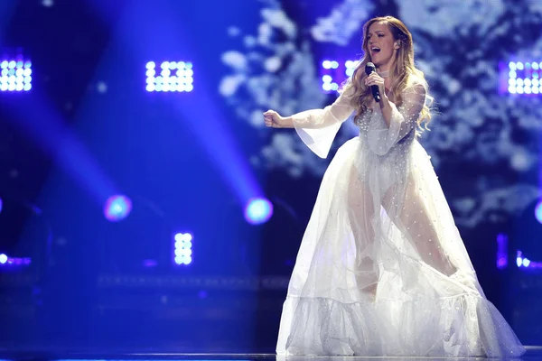 Tijana Bogicevic from Serbia Eurovision 2017 — Stock Photo