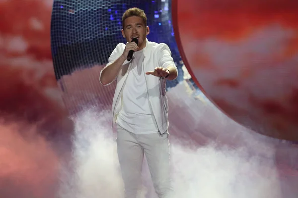 Nathan trent aus Österreich Eurovision 2017 — Stockfoto