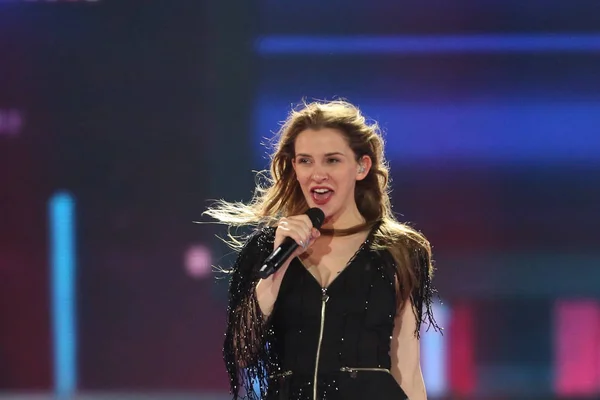 Jana Burceska da Macedônia Eurovisão 2017 — Fotografia de Stock