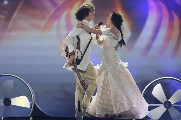 Naviband aus Weißrussland eurovision 2017 — Stockfoto