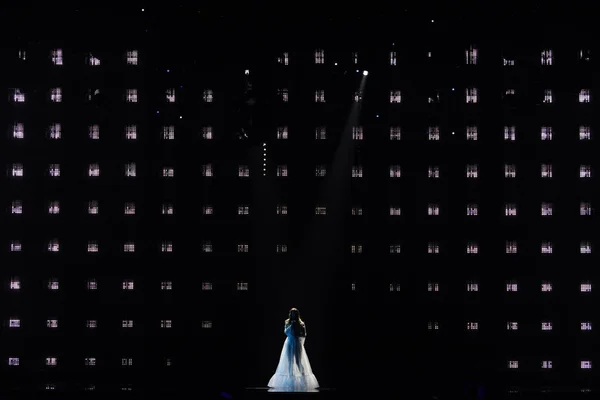 Tijana Bogicevic da Sérvia Eurovisão 2017 — Fotografia de Stock