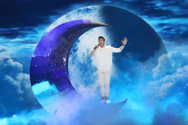 Nathan trent aus Österreich Eurovision 2017 — Stockfoto