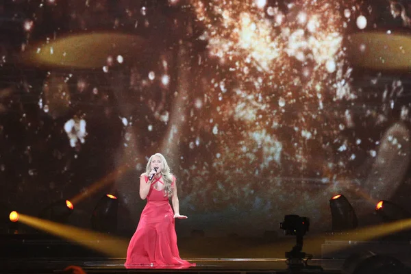 Anja Nissen du Danemark Eurovision 2017 — Photo de stock