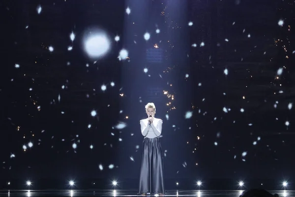 Levina desde Germany Eurovision 2017 - foto de stock