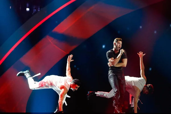 Imri Ziv desde Israel Eurovisión 2017 - foto de stock