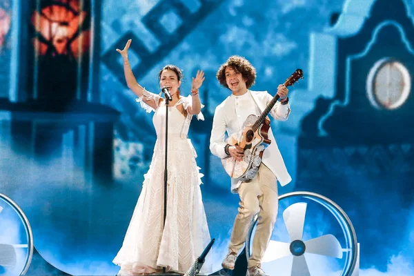 Navi Band aus Weißrussland Eurovision 2017 — Stockfoto