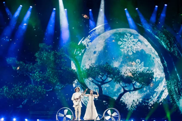 NAVI Band from Belarus Eurovision 2017 — Stock Photo