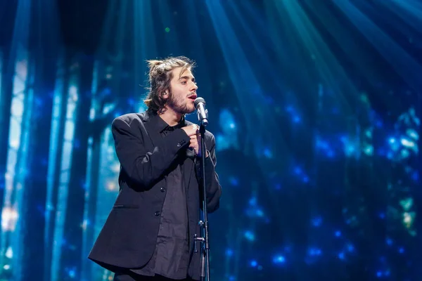Salvador Sobral from Portugal Eurovision 2017 — Stock Photo