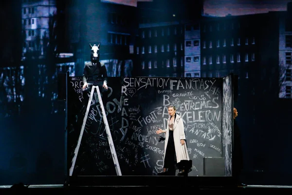 ДиХадж из Азербаджана Eurovision 2017 — стоковое фото