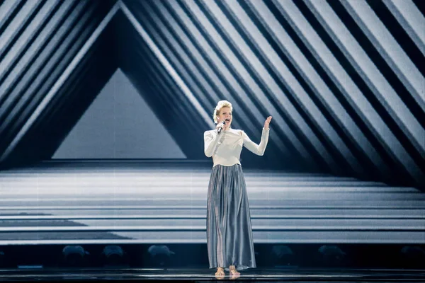 Levina desde Germany Eurovision 2017 - foto de stock